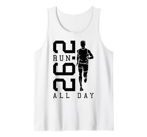 Full Marathon Runner 26.2 Run All Day Running Men Zitat Tank Top Full Marathon Runner 26.2 Run All Day Running Men Zitat Tank Top von Grandio Design Running Marathon Runner Training