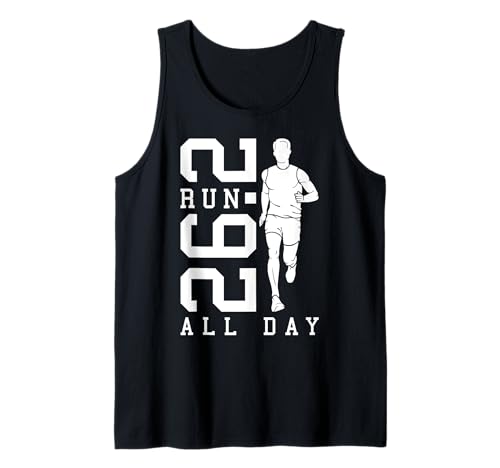 Full Marathon Runner 26.2 Run All Day Running Men Zitat Tank Top Full Marathon Runner 26.2 Run All Day Running Men Zitat Tank Top von Grandio Design Running Marathon Runner Training
