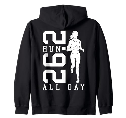 Full Marathon Runner 26.2 Run All Day Running Women Zitat Kapuzenjacke Full Marathon Runner 26.2 Run All Day Running Women Zitat Kapuzenjacke von Grandio Design Running Marathon Runner Training