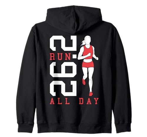 Full Marathon Runner 26.2 Run All Day Running Women Zitat Kapuzenjacke Full Marathon Runner 26.2 Run All Day Running Women Zitat Kapuzenjacke von Grandio Design Running Marathon Runner Training