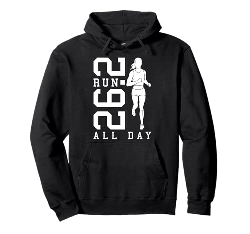 Full Marathon Runner 26.2 Run All Day Running Women Zitat Pullover Hoodie Full Marathon Runner 26.2 Run All Day Running Women Zitat Pullover Hoodie von Grandio Design Running Marathon Runner Training