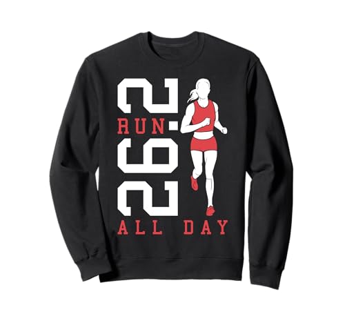 Full Marathon Runner 26.2 Run All Day Running Women Zitat Sweatshirt Full Marathon Runner 26.2 Run All Day Running Women Zitat Sweatshirt von Grandio Design Running Marathon Runner Training