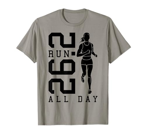 Full Marathon Runner 26.2 Run All Day Running Women Zitat T-Shirt Full Marathon Runner 26.2 Run All Day Running Women Zitat T-Shirt von Grandio Design Running Marathon Runner Training