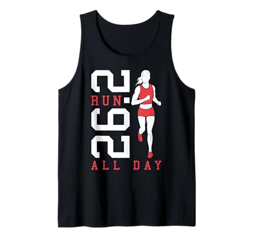 Full Marathon Runner 26.2 Run All Day Running Women Zitat Tank Top Full Marathon Runner 26.2 Run All Day Running Women Zitat Tank Top von Grandio Design Running Marathon Runner Training