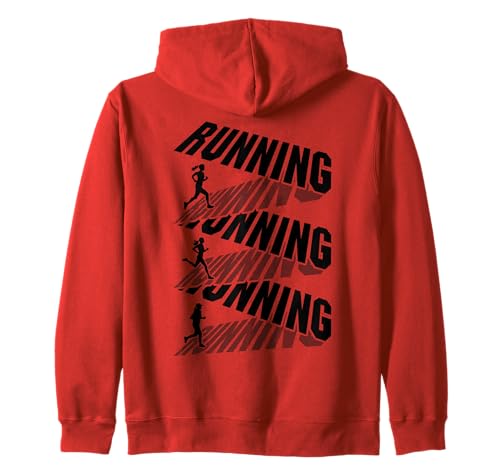 Runner Running Run Band Text Marathonläufer Damen Kapuzenjacke Runner Running Run Band Text Marathonläufer Damen Kapuzenjacke von Grandio Design Running Marathon Runner Training