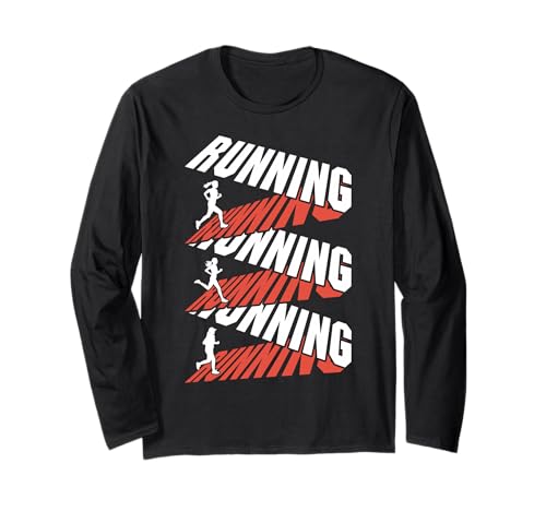 Runner Running Run Band Text Marathonläufer Damen Langarmshirt Runner Running Run Band Text Marathonläufer Damen Langarmshirt von Grandio Design Running Marathon Runner Training