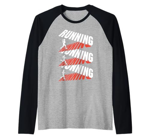 Runner Running Run Band Text Marathonläufer Damen Raglan Runner Running Run Band Text Marathonläufer Damen Raglan von Grandio Design Running Marathon Runner Training