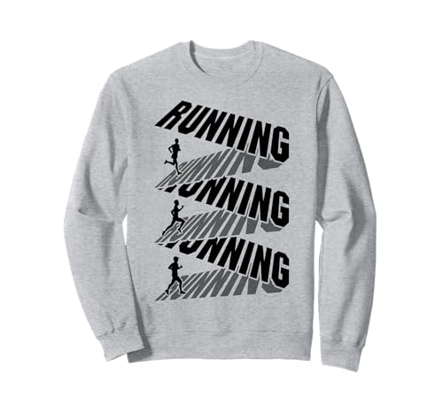 Runner Running Run Marathonläufer mit Bandtext, Herren Sweatshirt Runner Running Run Marathonläufer mit Bandtext, Herren Sweatshirt von Grandio Design Running Marathon Runner Training