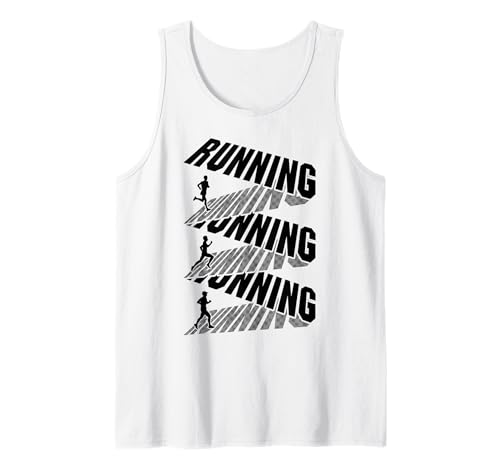 Runner Running Run Marathonläufer mit Bandtext, Herren Tank Top von Grandio Design Running Marathon Runner Training