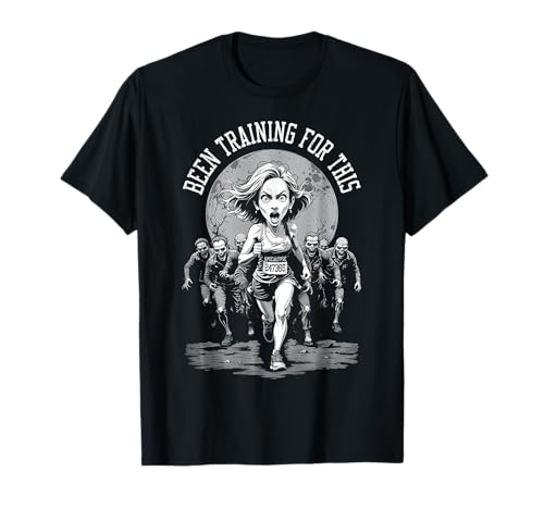 Runner Running Zombie Horde Lustig Halloween Läufer Damen T-Shirt Runner Running Zombie Horde Lustig Halloween Läufer Damen T-Shirt von Grandio Design Running Marathon Runner Training