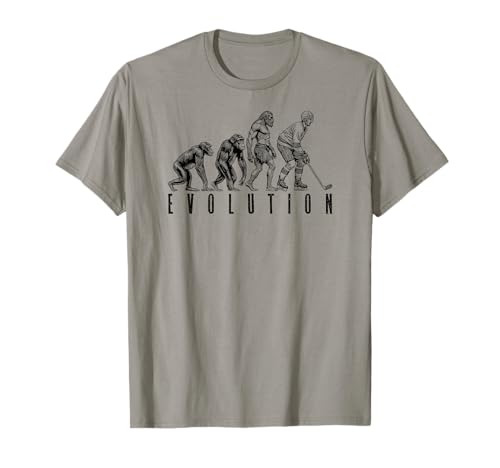 Eishockeyspieler Evolution Funny Man Ape Caveman Sport T-Shirt von Grandio Design Sports Training And Fitness