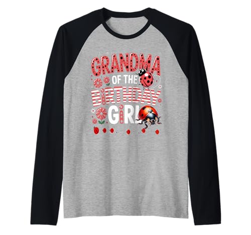 Liebenswerter Marienkäfer für Familien, Marienkäfer, für Damen Raglan Liebenswerter Marienkäfer für Familien, Marienkäfer, für Damen Raglan von Grandma OF THE BIRTHDAY GIRL Ladybug