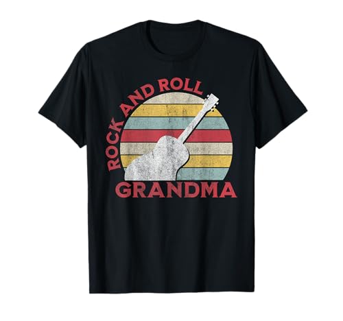 Rock and Roll Grandma Damen Rock and Roll Music T-Shirt von Grandma Rock and Roll Womens Rockmusic Lovers