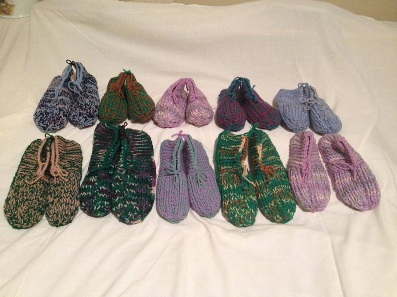 Hausgemachte Hausschuhe Für Kleinkinder Und Kinder von GrandmaBrowns