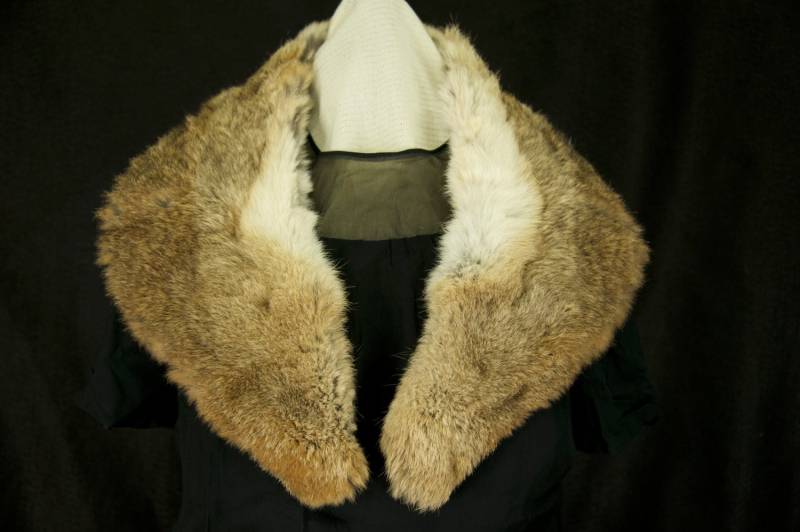 Vintage Langhaarige Natur Gestreift Braun, Schwarz Und Creme-Weiche Nerz-Pullover Oder Mantelkragen von GrandmaRaeGoods