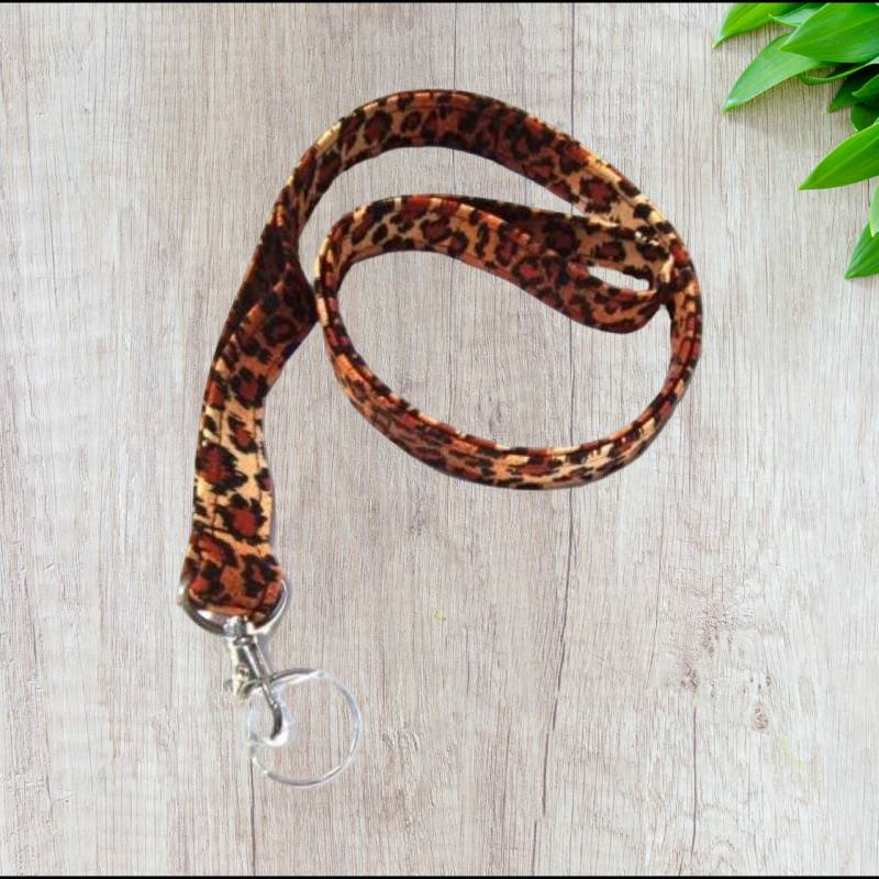 Lanyard - Schlüsselanhänger/Ausweishalter Leopard Kommt Mit Id Badge Cover Lanyard - Schlüsselanhänger/Ausweishalter Leopard Kommt Mit Id Badge Cover von GrandmasLittleLilly