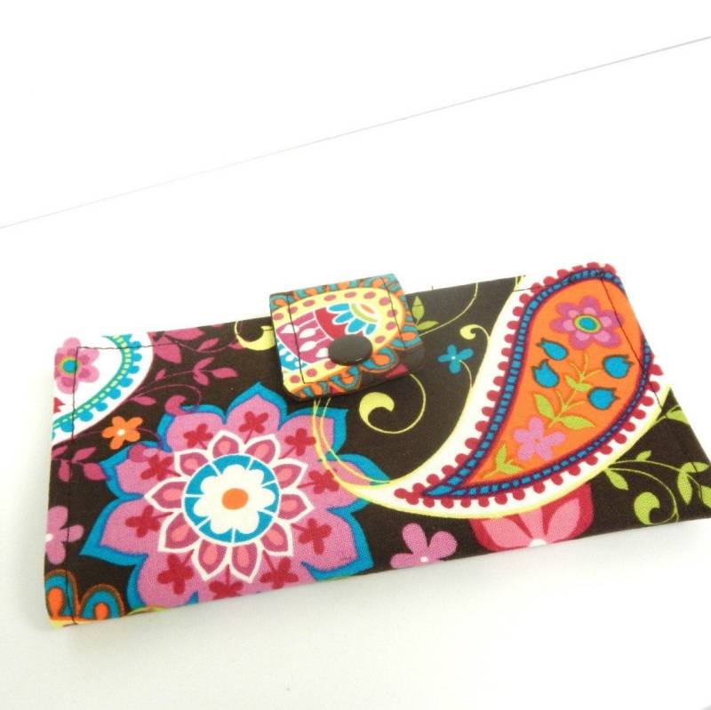 Scheckbuchhülle Aus Stoff, Halter - Coco Spree Paisley Scheckbuchhülle Aus Stoff, Halter - Coco Spree Paisley von GrandmasLittleLilly