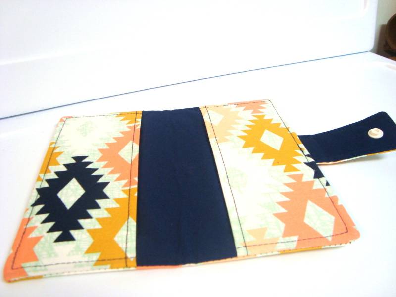 stoff-Scheckheft-Cover Southwestern Print, Couponhülle stoff-Scheckheft-Cover Southwestern Print, Couponhülle von GrandmasLittleLilly
