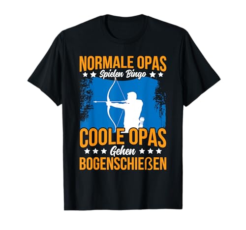 Grandpa Bogenschießen Vatertag Bogenschießen Bogenschießen Bögen Herren T-Shirt von Grandpa Archery Father's Day