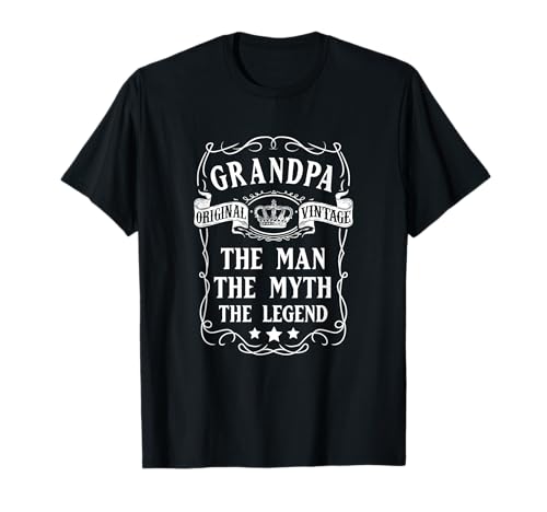 Grandpa The Man the Myth the Legend Gift T-Shirt Grandpa The Man the Myth the Legend Gift T-Shirt von Grandpa Funny Apparel