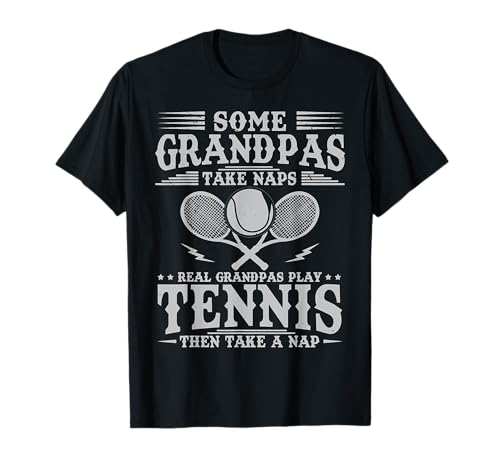 Lustiges Tennis-Design für Männer, Opa, Tennisspieler T-Shirt Lustiges Tennis-Design für Männer, Opa, Tennisspieler T-Shirt von Grandpa Tennis Player Gifts