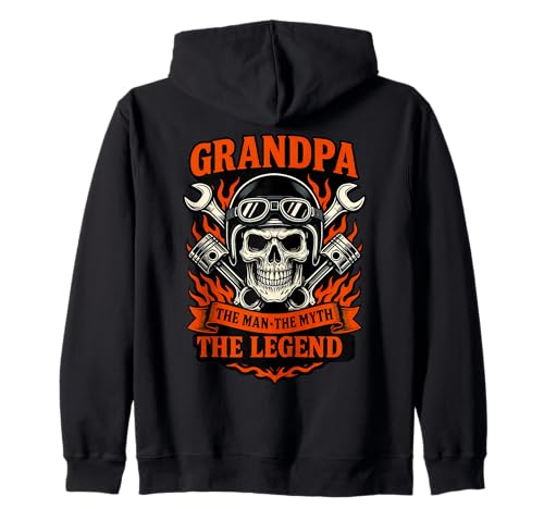 Grandpa The Man The Myth The Legend Zitat für Opa Motorräder Kapuzenjacke Grandpa The Man The Myth The Legend Zitat für Opa Motorräder Kapuzenjacke von Grandpa The Man The Myth Shop