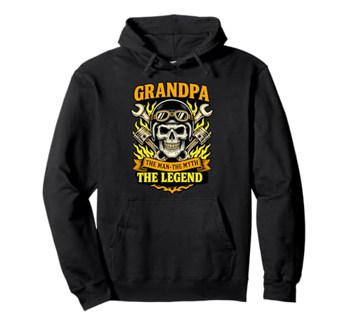 Grandpa The Man The Myth The Legend Zitat für Opa Motorräder Pullover Hoodie Grandpa The Man The Myth The Legend Zitat für Opa Motorräder Pullover Hoodie von Grandpa The Man The Myth Shop