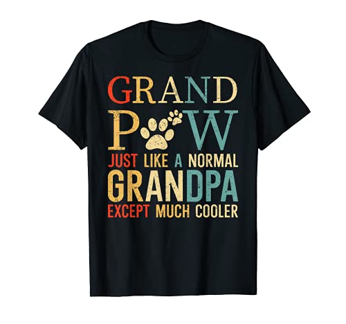 Herren Grandpaw Dog Best Dog Liebhaber Pfote Papaw wie normaler Opa T-Shirt Herren Grandpaw Dog Best Dog Liebhaber Pfote Papaw wie normaler Opa T-Shirt von Grandpaw Dog lover paw Grandparents fathers day