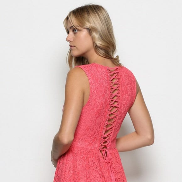 Spitze Design Kleid Weiß Oder Rosa Spitze Design Kleid Weiß Oder Rosa von GrannyMagy