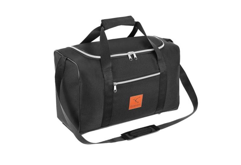 Granori Reisetasche 40x20x25 cm extra leichtes Handgepäck für Flug mit Ryanair (Modell RT2), mit abschließbarem Fach, Trolleygurt und verstellbarem Schulterriemen von Granori