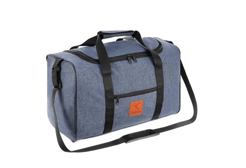 Granori Reisetasche 40x30x25 cm Flugzeug Handgepäck für Eurowings – leicht & max. Platz (Modell ET2), mit abschließbarem Fach und verstellbarem Schultergurt, 30 l Volumen von Granori