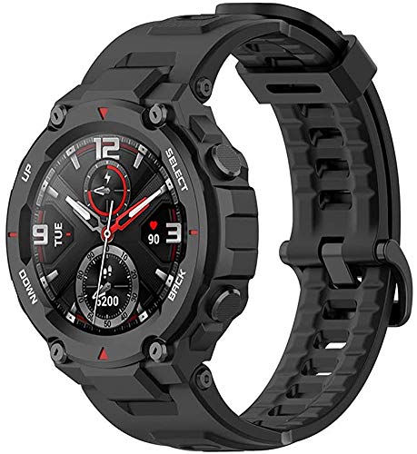 Gransho kompatibel mit Amazfit T-Rex/T-Rex Pro Soft Silikon Classic Ersatz Uhrenarmbänder NO221111 (Pattern 8) von Gransho