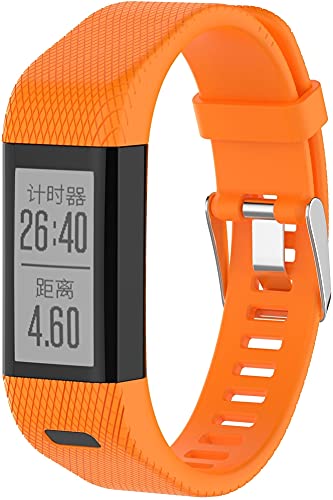 Gransho kompatibel mit Garmin Approach X10 / Approach X40 / Vivosmart HR+ Plus Armband, Silikon Uhrenarmband Sportarmband NO221113 (Pattern 1) von Gransho