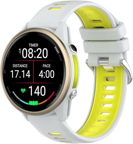 Gransho kompatibel mit Garmin Descent G1 / Descent G1 / Approach S60 / Forerunner 935 / Forerunner965 Solar Armband, Silikon Uhrenarmband Sportarmband NO250810 (Pattern C) von Gransho