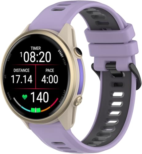 Gransho kompatibel mit Garmin Descent G1 / Descent G1 / Approach S60 / Forerunner 935 / Forerunner965 Solar Armband, Silikon Uhrenarmband Sportarmband NO250810 (Pattern D) von Gransho