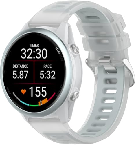 Gransho kompatibel mit Ticwatch Pro 2021 / Pro 3 lite/Pro 2020 / Pro 3 / Pro X Uhrenarmbänder Soft Silikon Classic Ersatz NO250923 (22mm, Pattern B) von Gransho