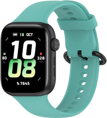 Uhrenarmband kompatibel mit Honor Watch 5, Premium Weiches Silikon Verstellbarer Ersatzgurt NO250906 (Mint Green) von Gransho