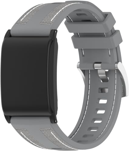 kompatibel mit WHOOP 5.0 LIFE MG / 5.0 PEAK / 4.0/3.0/5.0 One Uhrenarmbänder Soft Silikon Classic Ersatz NO250921 (Grey) von Gransho