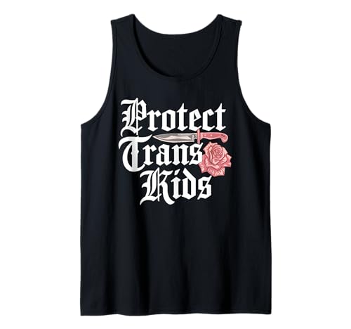 Protect Trans Kids LGBTQ Pride Month Parade Equality Ally Tank Top von Graphic 365
