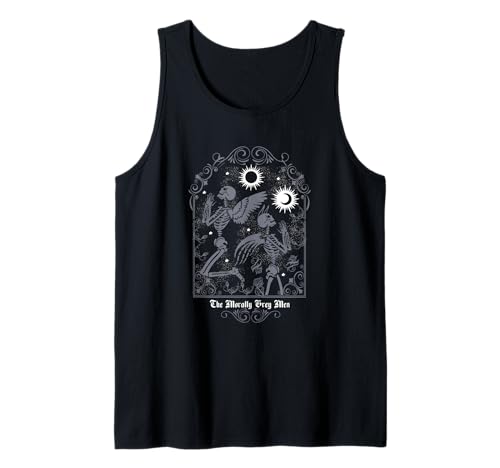 The Morally Grey Men Gothic Celestial Skeletons Tank Top von Graphic Apparel