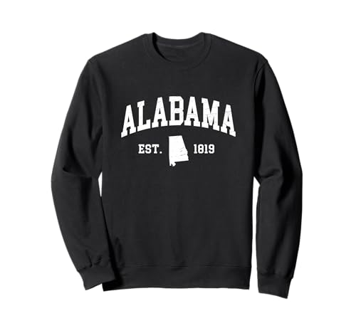 Alabama - Est. 1819 - Distressed / Worn Design - Classic Sweatshirt Alabama - Est. 1819 - Distressed / Worn Design - Classic Sweatshirt von Graphic Club Inc.
