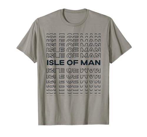 Minimalistische Insel - Isle of Man Moderne Isle of Man T-Shirt Minimalistische Insel - Isle of Man Moderne Isle of Man T-Shirt von Graphic Isle of Man Gift For Men & Women