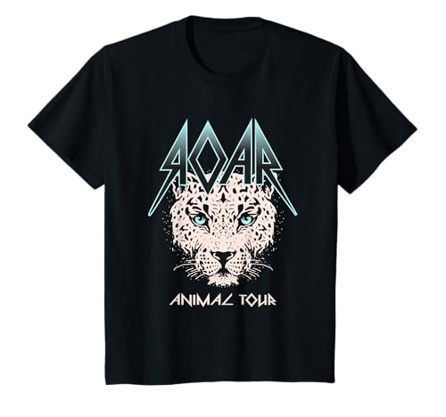 Kinder Roar Leopard T-Shirt von Graphic T-Shirt
