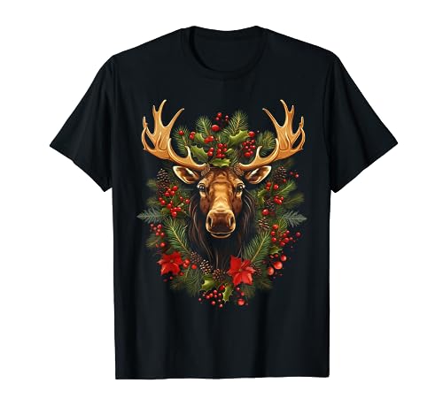 Elch Weihnachten Grafik T-Shirts für Männer Frauen T-Shirt von Graphic Tees Men Women Boys Girls