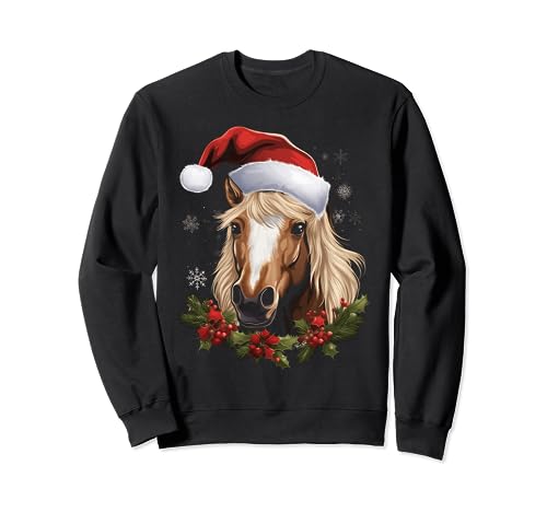 Norwegisches Fjordpferd Weihnachten Grafik T-Shirts für Männer Frauen Sweatshirt von Graphic Tees Men Women Boys Girls