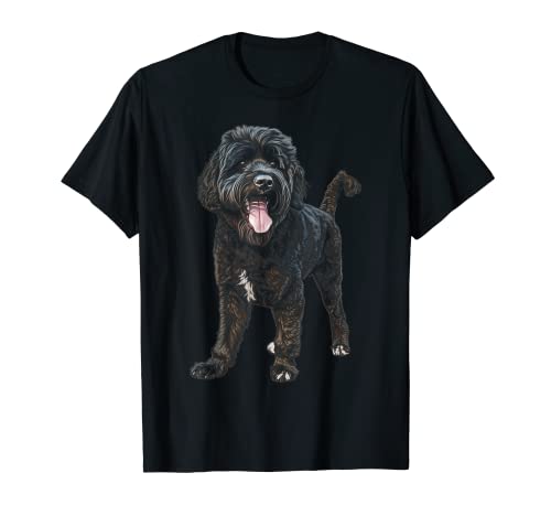 Portugiesischer Wasserhund, Tiergrafik für Männer, Frauen, Jungen, Mädchen T-Shirt von Graphic Tees Men Women Boys Girls