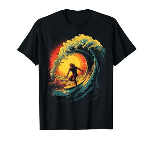 Surfen Surf Graphic Tees für Damen Herren T-Shirt von Graphic Tees Men Women Boys Girls