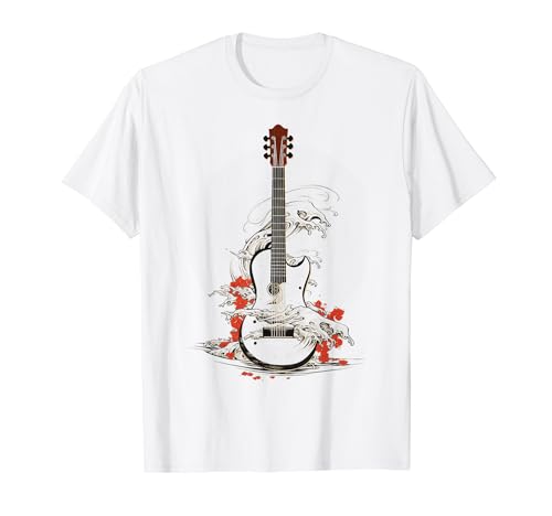 Traditionelle Shamisen-Gitarren-Grafik-T-Shirts für Damen, Herren, Jungen T-Shirt von Graphic Tees Men Women Boys Girls