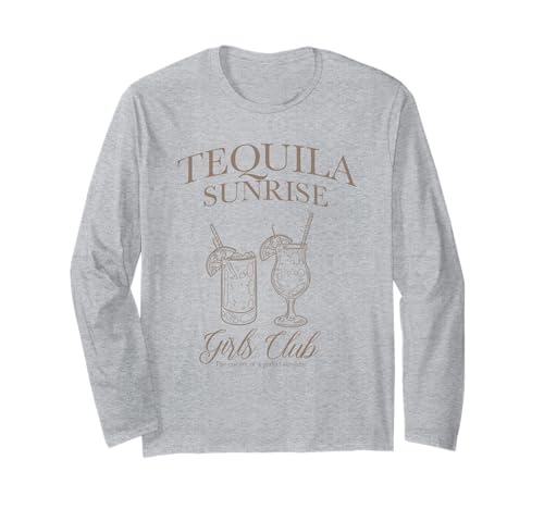 Tequila Sunrise Girls Club Langarmshirt Tequila Sunrise Girls Club Langarmshirt von Graphic Tees