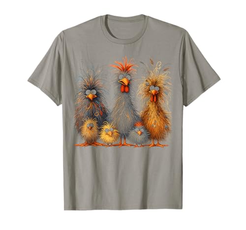 Eagerlys Bunte lustige Hühner-Kunst, für Männer, Frauen, Kinder T-Shirt Eagerlys Bunte lustige Hühner-Kunst, für Männer, Frauen, Kinder T-Shirt von Graphical Tees